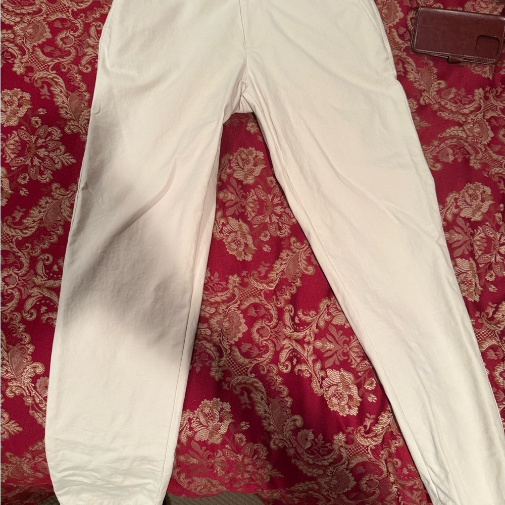 White Jogger Pants